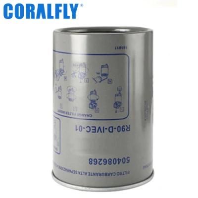Coralfly Fuel Filter Water Separator Filter 504086268 P954925 Sfc-5304-10 Sfc-5304-10b Fs19950 for Iveco Filter