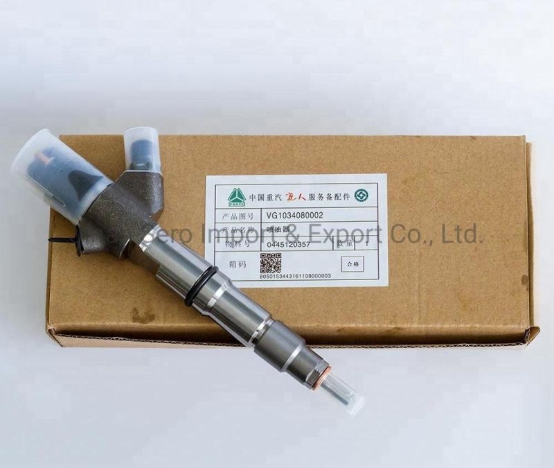 Genuine Sinotruk HOWO Truck Parts Wp6 226b Wp10 Wp12 Wdd615 Weichai Marine Generator Engine Fuel Injector 612600080730 0445120121 13027052