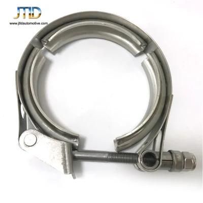 Auto Exhaust Clamp with Flange Stainless Steel V Band Clamp