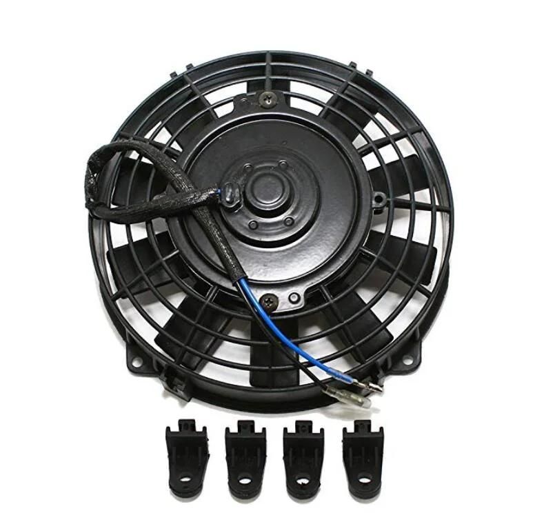 Assault Racing Products 4500802 8 Black Electric Radiator Cooling Fan ATV UTV W Mounting Kit