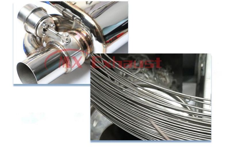 High Performance Stainless Steel SS304 Valvetronic Exhaust Muffler with Cutout Valve for Exhaust System