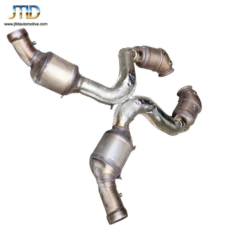 Hot Sale Catted Exhaust Downpipe with Heat Shield for Mercedes Benz Amg Gt 4 Door 6s