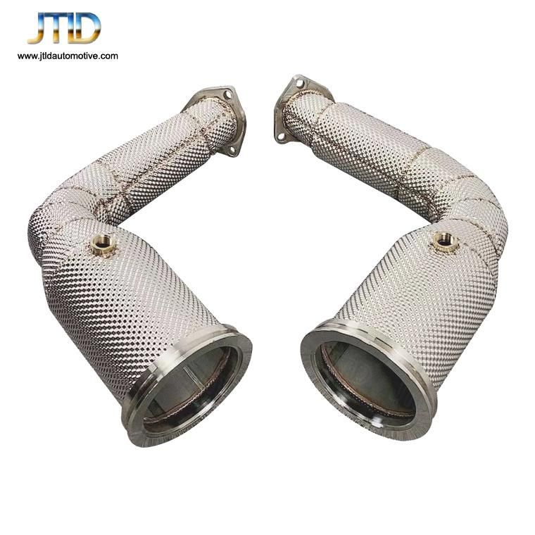 Performance Exhaust Downpipe with Heat Shield for Audi Rsq8 China V