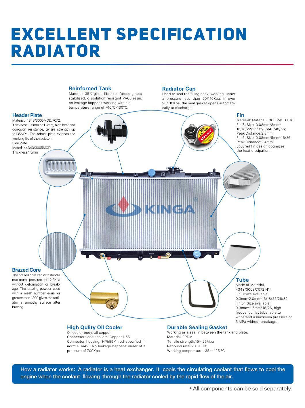 Cooling Truck Radiator for Isz Truck `Mt