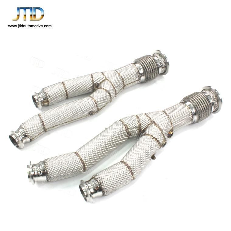 High Quality 304 Ss Heatshield Exhaust Downpipe for Lamborghini Lp700 720 750