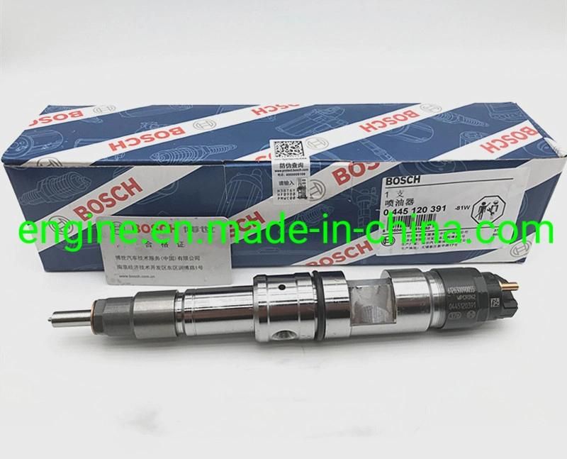 Original Weichai Wp10 Engine 612630090055 Fuel Injector 0445120391