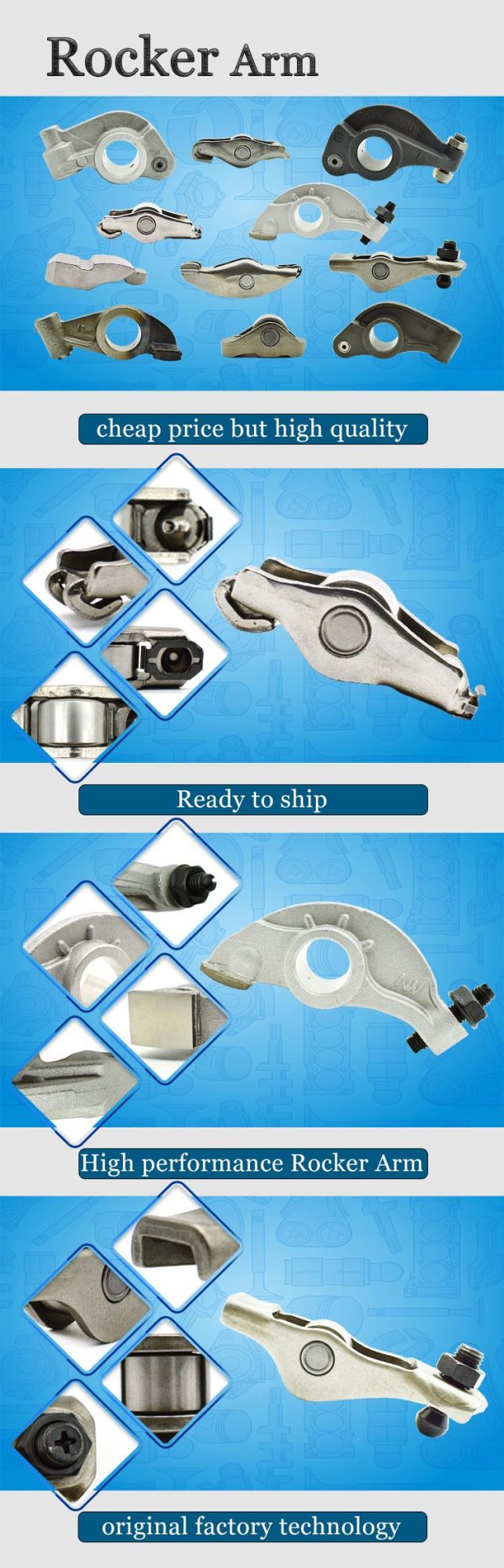 Engine Parts Best Material Rocker Arm for Suzuki Futurasj-413