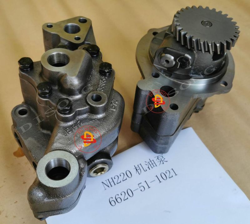 Mechanical Engine Engine Parts Oil Pump 6620-51-1021 for Nh220