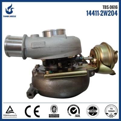 GT2052V turbocharger 14411-2W204 14411-2W20A turbocharger turbine water cooled