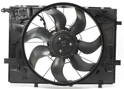 Brushless Cooling Radiator Fan Car Model for Mercedes-Benz C-Class 2014-2021 2.0t A0999061000 A0999061100 A0999061200 A0999061400 A0999061800