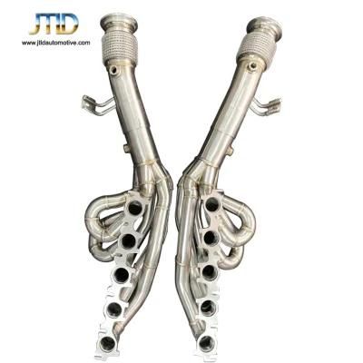 High Performance Aftermarket Stainless Steel Exhaust Downpipe Manifold for Lamborghini Huracan Lp640-4