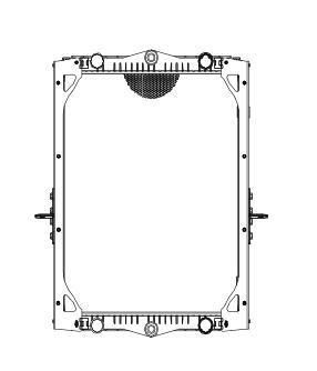 HD Truck Radiator Daf Lf55 01~OEM: 1405413, 61443A