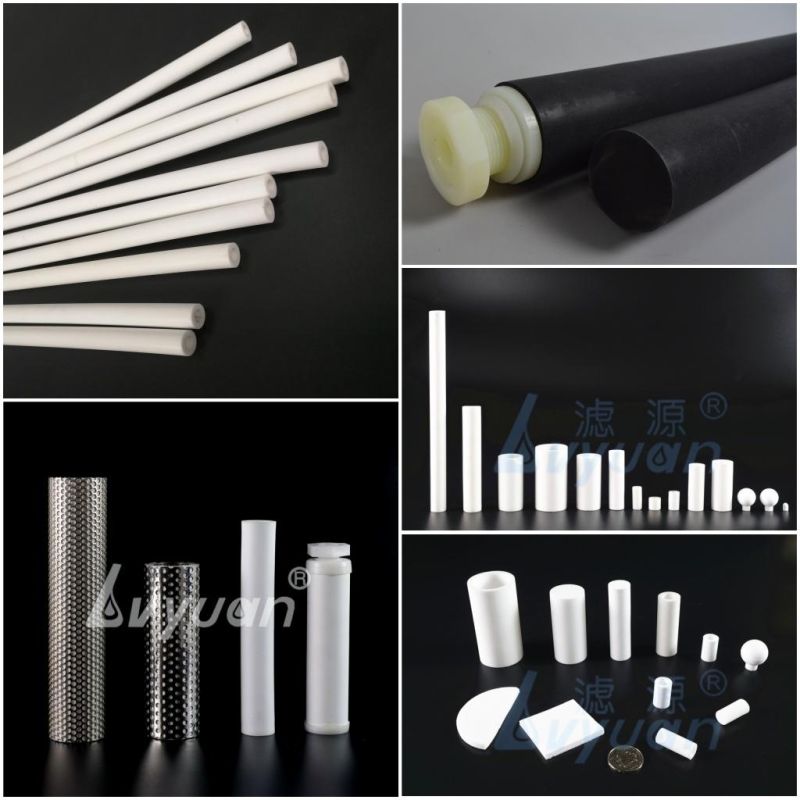 Microns Pneumatic Components Factory Sintered Porous PE Air Oil Filter Element Exhaust Silencer Plastic Muffler