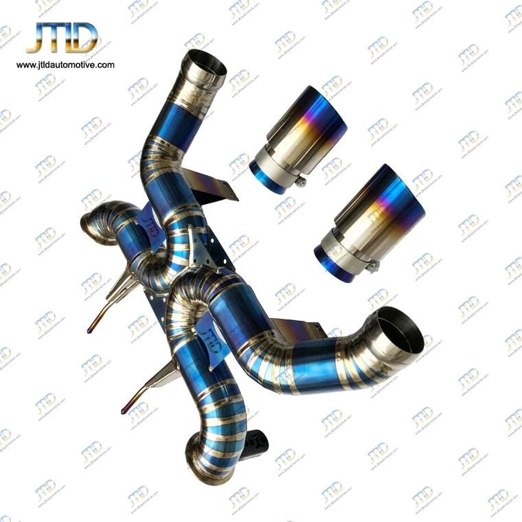 High Quality Titanium X Pipe Performance Exhaust Catback for Mclaren 720s with Titanium Tip
