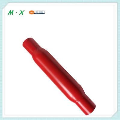 Mx Exhaust Refitted Red Glasspack Exhaust Muffler Resonator