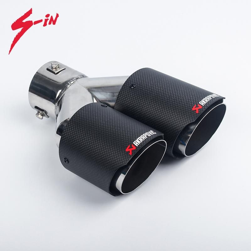 Ss Car Modification LED Light Exhaust Pipe Tip Muffler