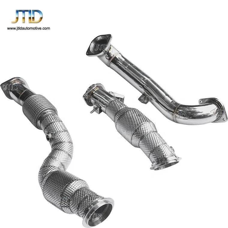 304 Stainless Steel Active Exhaust Downpipe for BMW G80 M3 G82 M4