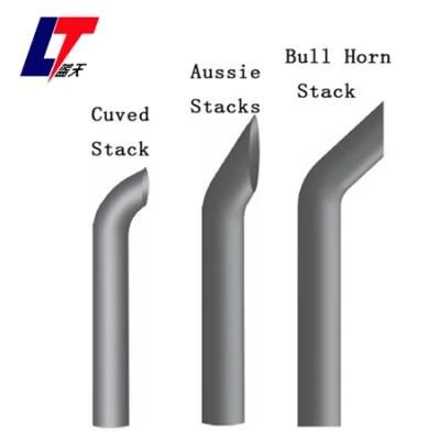 Carbon Steel Chrome Curved Exhaust Stack Pipe for Pickup Truck
