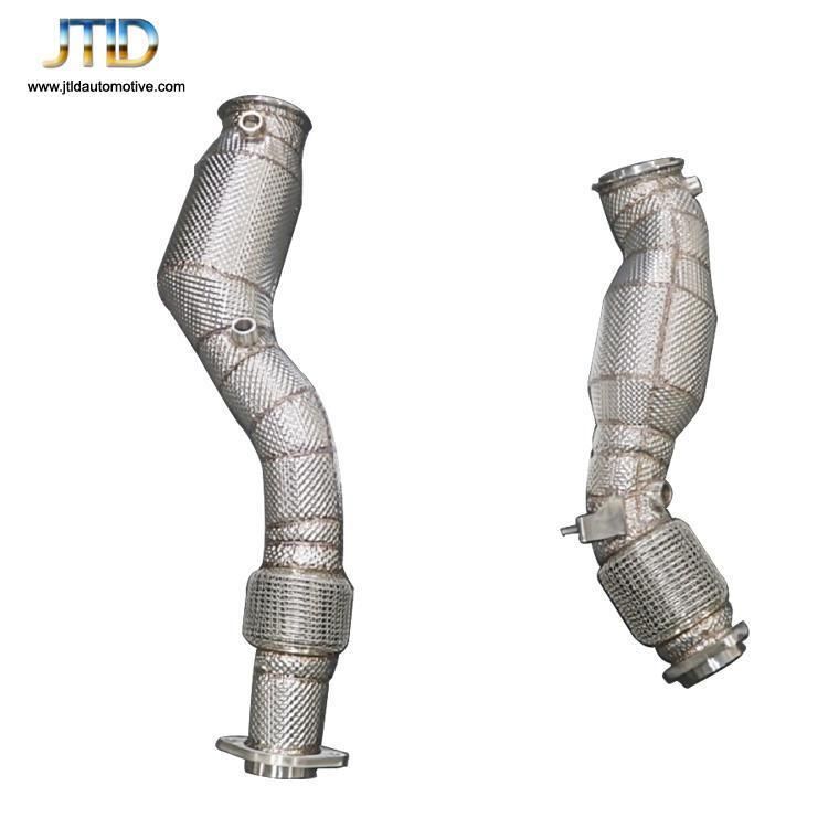 Stainless Steel 304 3.0′ Catless Downpipe for BMW F97 F98 X3m X4m 3.0t 2019+