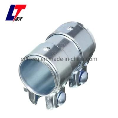 51*125 Universal Exhaust Tube Pipe Connector Joiner Sleeve Exhaust Clamp