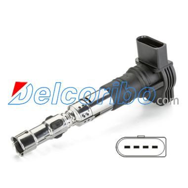 for Audi 077905115g, 077905115j Ignition Coil