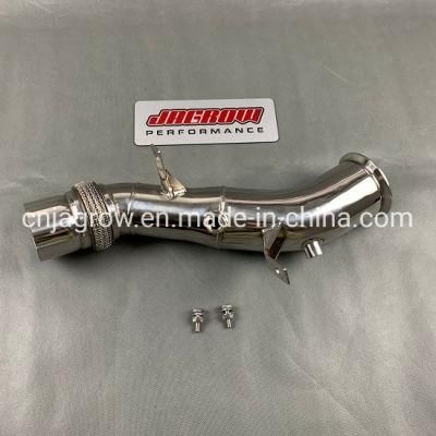 Performance Exhaust Downpipe for BMW F10 F11 F07 535I F12 F13 640I E70 E71 X5 X6 3.5&prime;&prime;