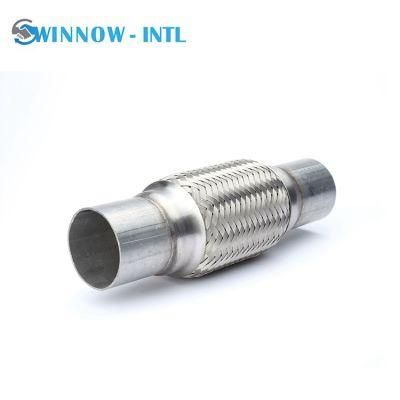Unlined Exhaust Flexible Metal Pipe with Galvanized Nipple