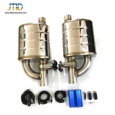 304 Stainless Steel Single Electric Exhaust Muffler Valve with Ordinary Controller