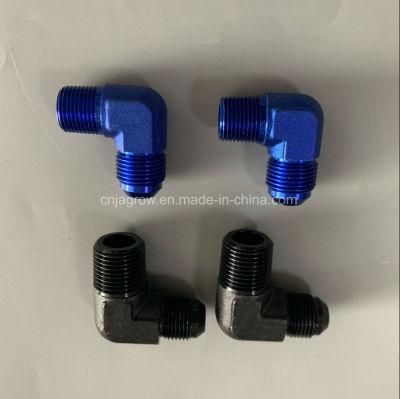 90 Degree 1/2&prime;&prime; 3/8&prime;&prime; NPT to Male Flare Adapter
