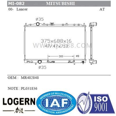 Auto Aluminum Radiator for Mitsubishi Lancer at OEM Mr482848