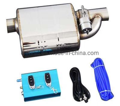 Remote Control Stainless Steel Exhaust Muffler Silencer with Valve