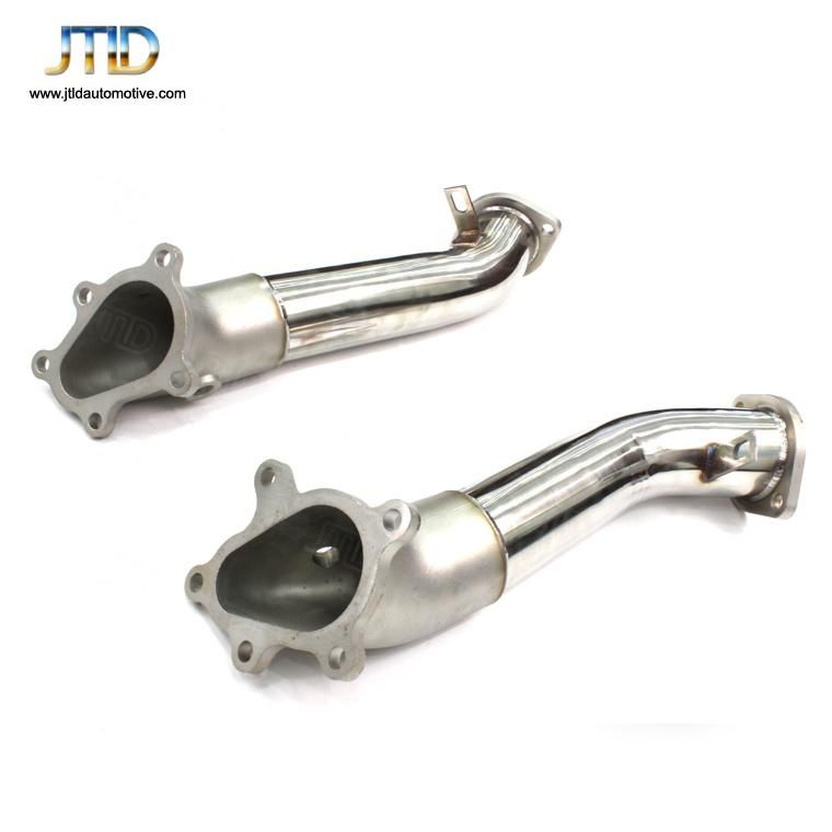 High Performance Polish or Heat Shield Exhaust Downpipe for Nissan Gtr 35