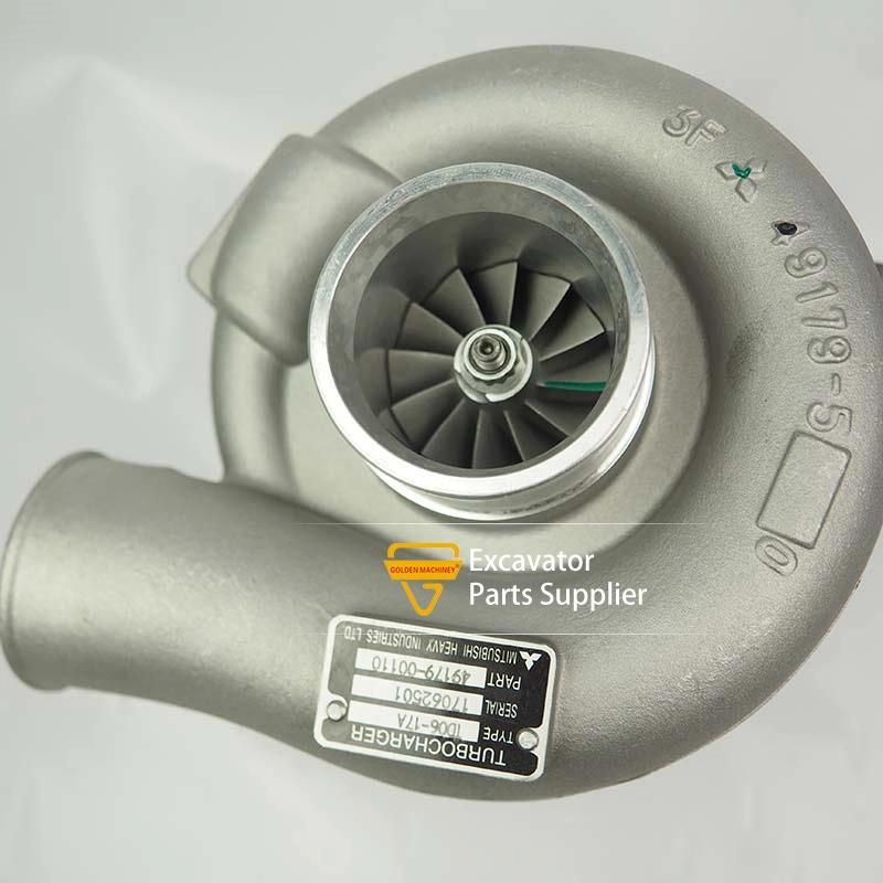 Excavator Parts Engine Turbocharger Sk07-2 6D14CT Td06-17A Me037701 49179-00110