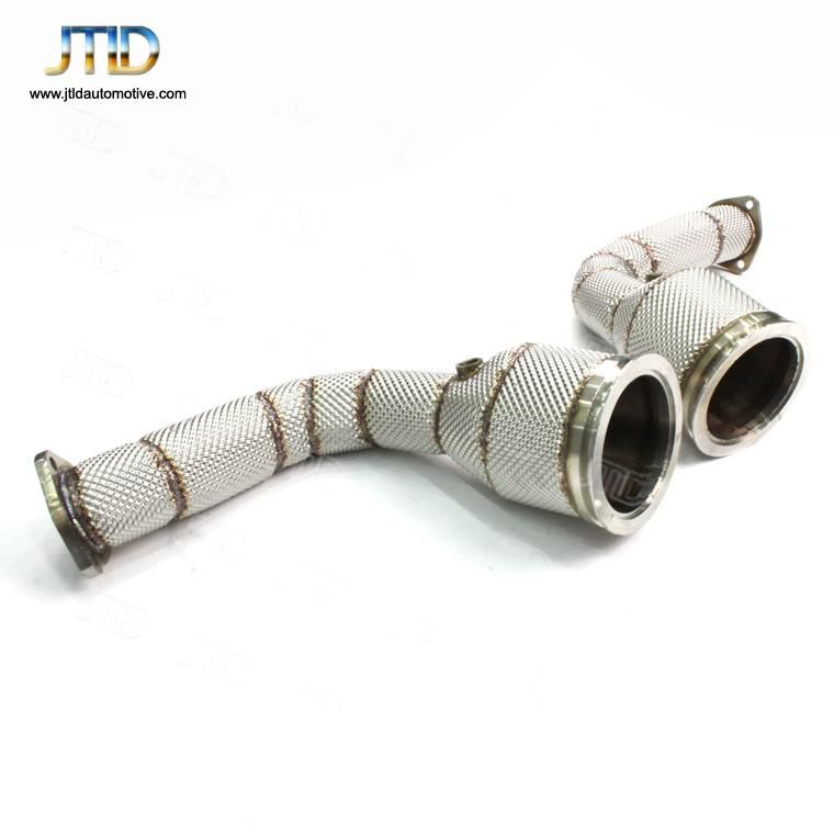 304 Ss Factory Price Exhaust Downpipe with Heat Shield for Lamborghini Urus