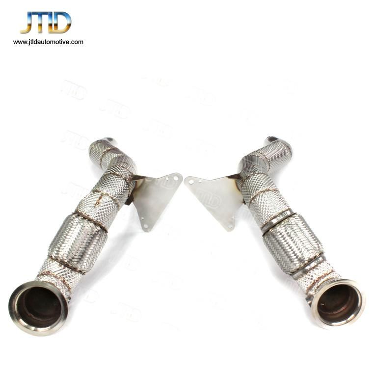 China Factory Price Exhaust Downpipe with Heat Shield for Ferrari 488