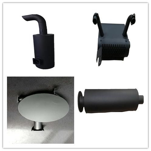Custom Steel Exhaust Muffler for Small Generator