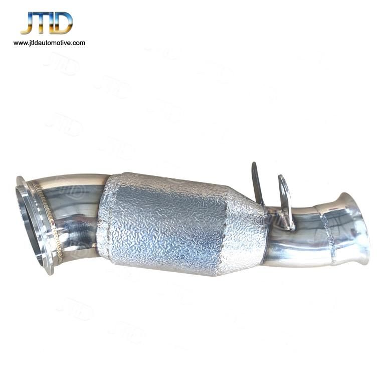 Hot Sale 304 Ss Exhaust Downpipe for BMW M2 with Heat Shield