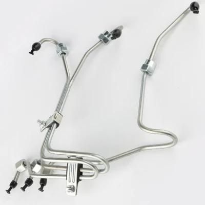Auto Engine Parts Pipe Assembly Oil Return Fuel Feed Pipe with Banjo Fitting and 3 Ways Joint Fuel Tubing