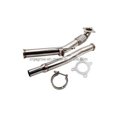 Brand New 3 Inch Stainless Steel Exhaust Downpipe De Cat for VW Golf Mkvi 6 2.0 Gti 155kw for Skoda Octavia 2.0t