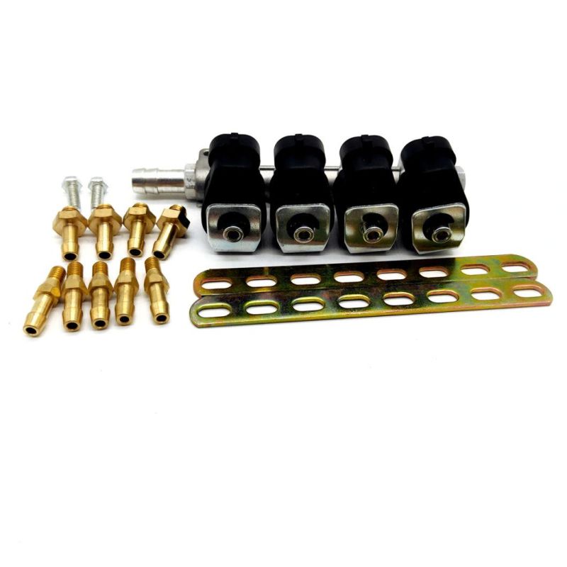 Llano Black Ln-Lig1 Injector Rail for Autogas Conversion Kit