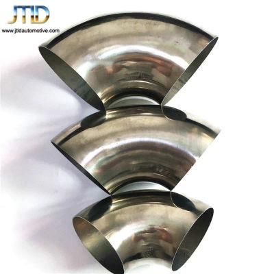 Stainless Steel 45 Degree Exhaust Elbow 76mm Exhaust Elbow for Car Modified Exhuast Elbow