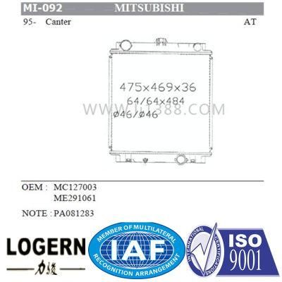 Car Aluminum Radiator for Mitsubishi Canter&prime;95- at