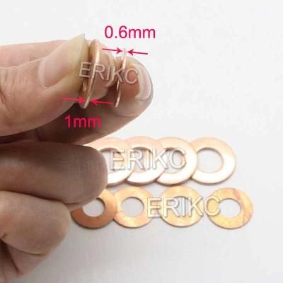 Erikc Injector Nozzle Copper Washer F00vc17502 S 1mm Injection Washer E1021090 P 0.6mm Copper Washer Gasket Nut 5PCS/Bag