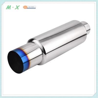 High Performance Stainless Steel Silencer Exhaust Tip Tail Pipe Tail Titanium End Down Straight Pipe