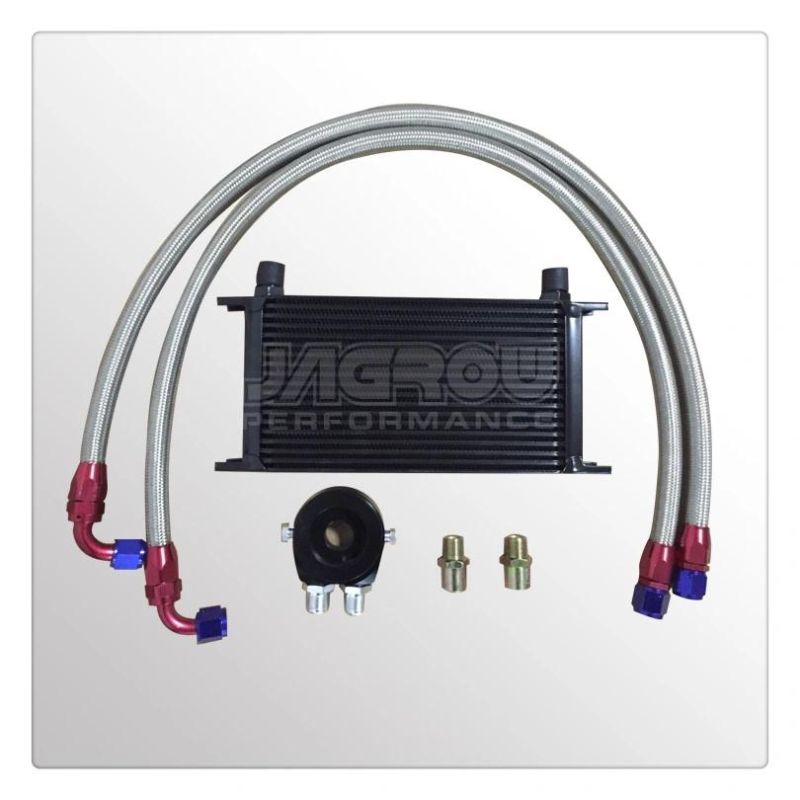 British Car Parts 19 Row Oil Cooler Kit with An10 Aluminum Fitting