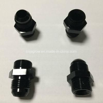 Aluminum Black M22 to 10an Male Adapter