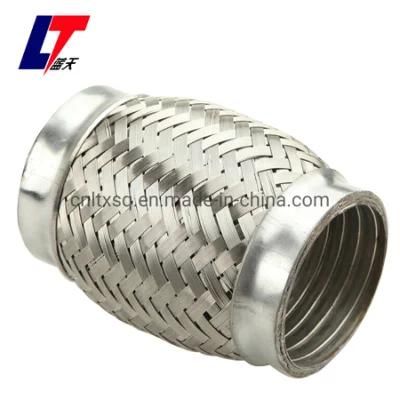 Exhaust Flex Pipe Tube Stainless Steel with Interlock 2.5 Inch X 6 Inch Flexible Pipe