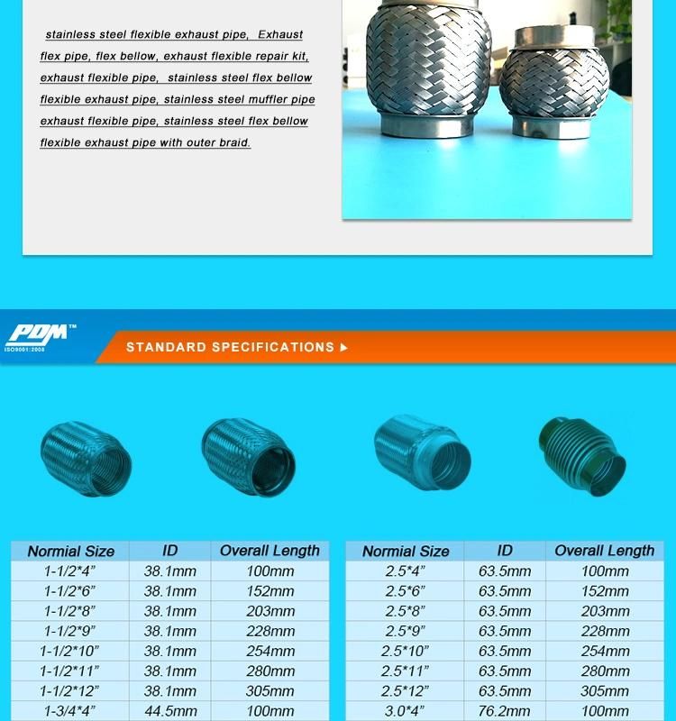Auto Braided Flexible Pipe Bellow