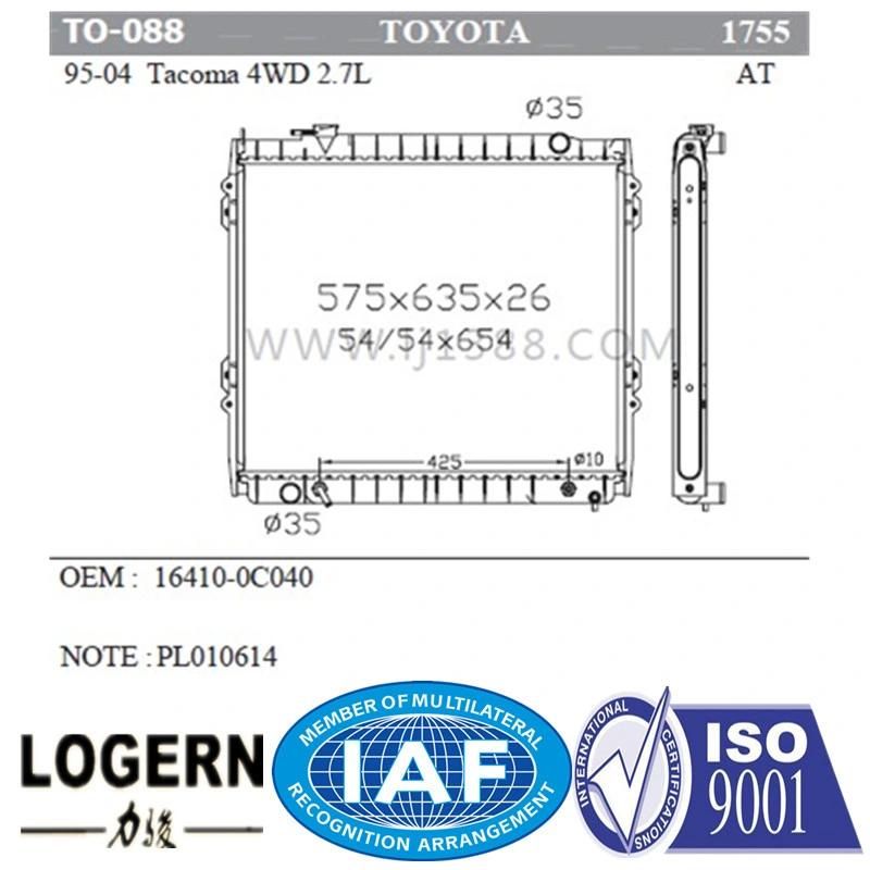 to-008 Auto Radiator for Toyota Lexus′90-94 Ls400 at Dpi: 1304