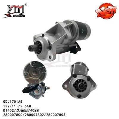 Factory 1j Starter Motor Cw/12V/11t/2.8kw Engine 1de Parts for Denso 1dz 128000-0970